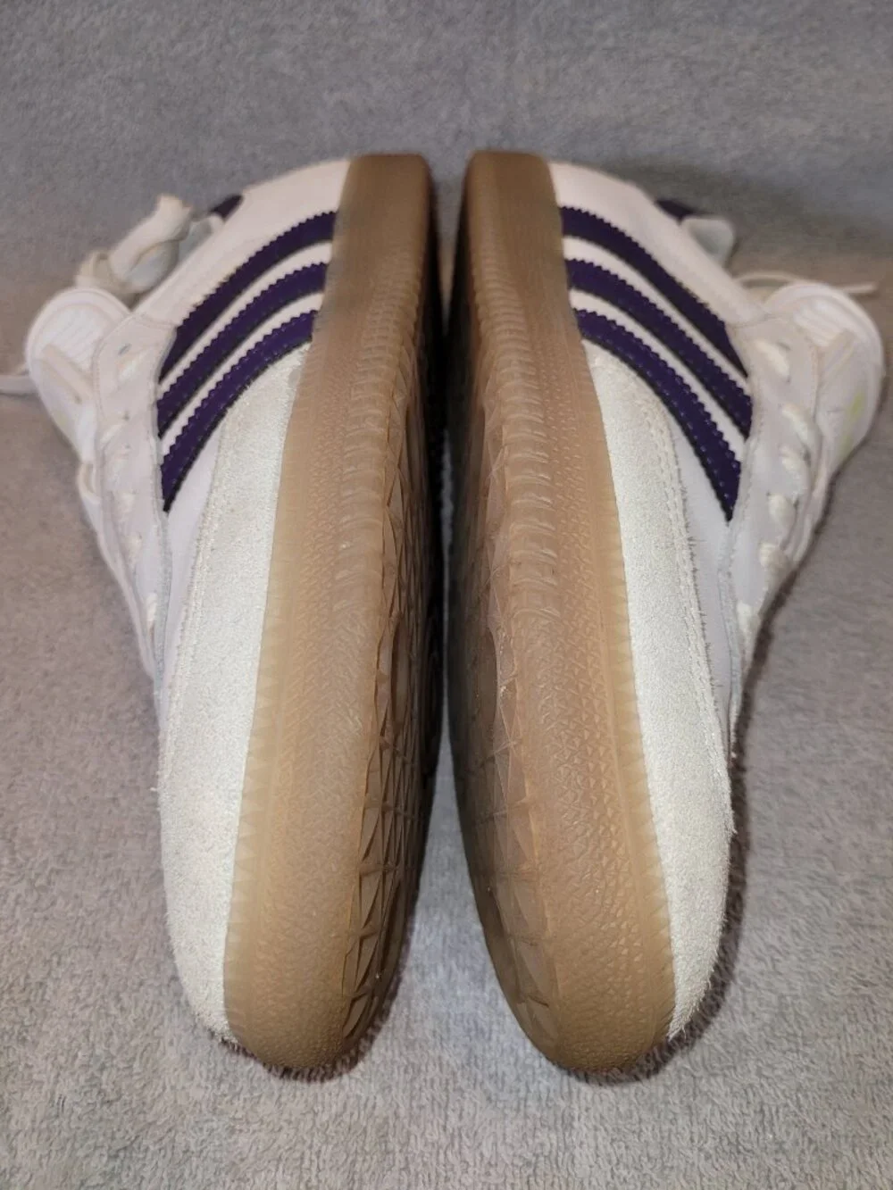 Adidas Samba Men's Size 8 Messi White Purple Tan Gum Sneakers IH8161 (#2258)